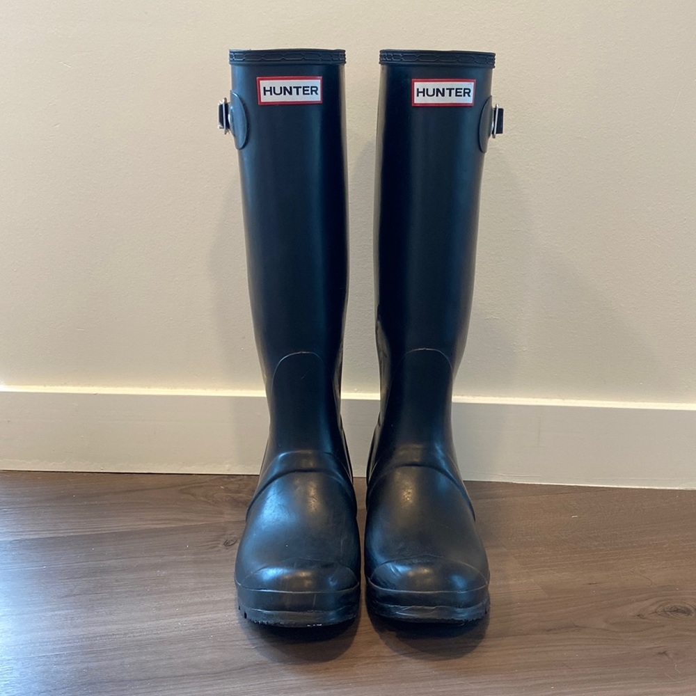 Hunter Rain Boots Tall Original US7 FM